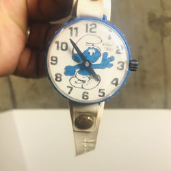 Vintage 1981 Durham industries Smurf Watch