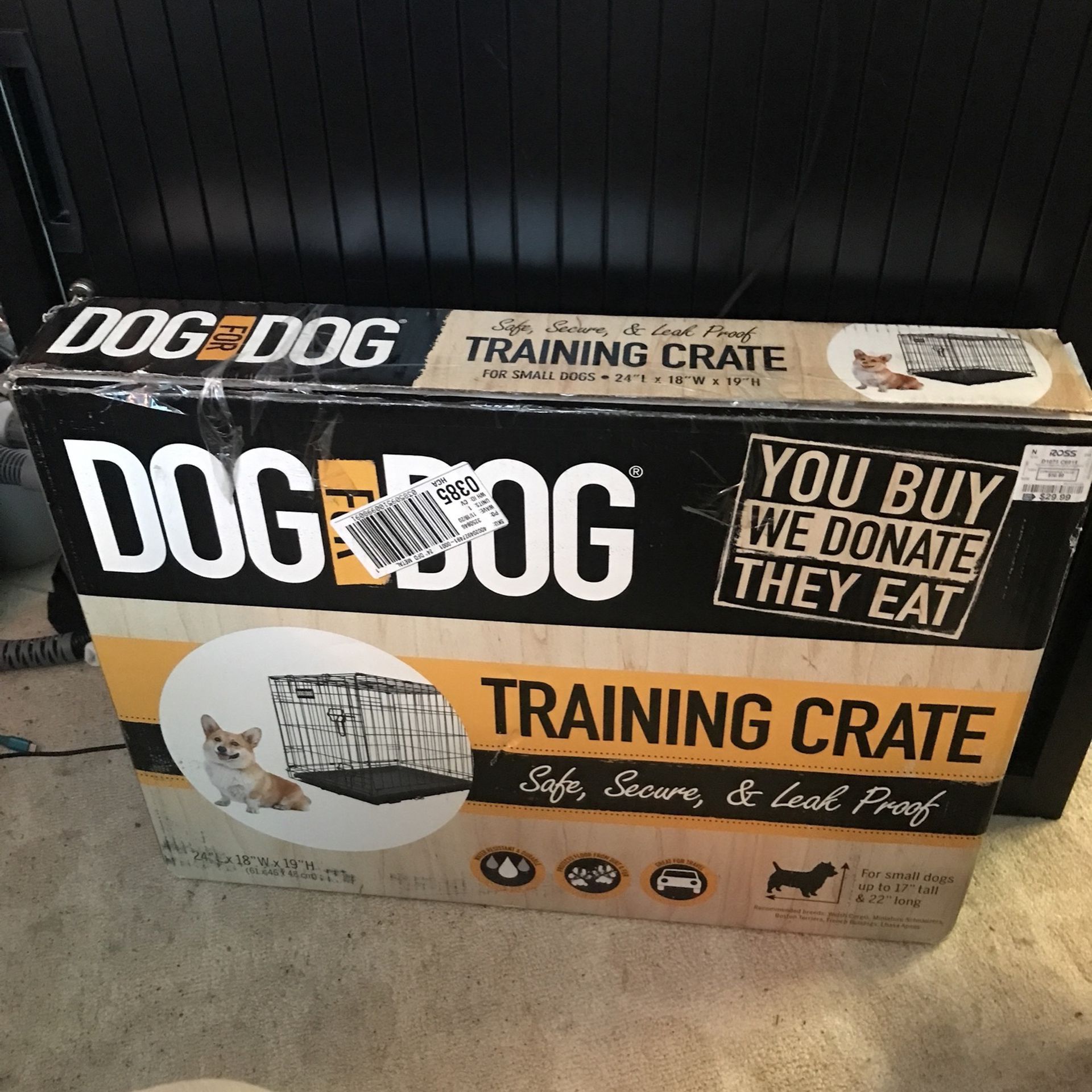 Training Crate and Indoor Pee Pad