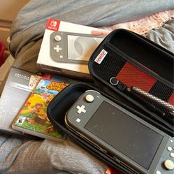 Nintendo Switch Lite With 3 Games 
