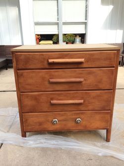 Vintage Solid Wood Chest of Drawers, Dovetail - Pickup Available this Week Only
