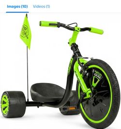 New in box MADD GEAR DRIFT TRICICLO - Green/ Black