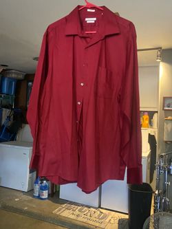 Van Heusen Red Dress Shirt