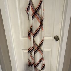 Multicolor Striped Maxi Dress