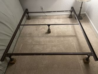 Bed Frame Adjustable Up To Queen..10.5 In Height