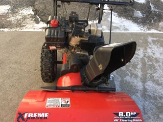 Snow blower.