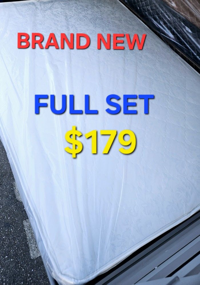 Brand New !! Full Size $179 !! Mattress And Box Spring,All Products : American Fashion Style Bags On Sale