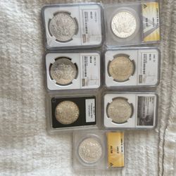 Morgan Silver Dollars Lot 