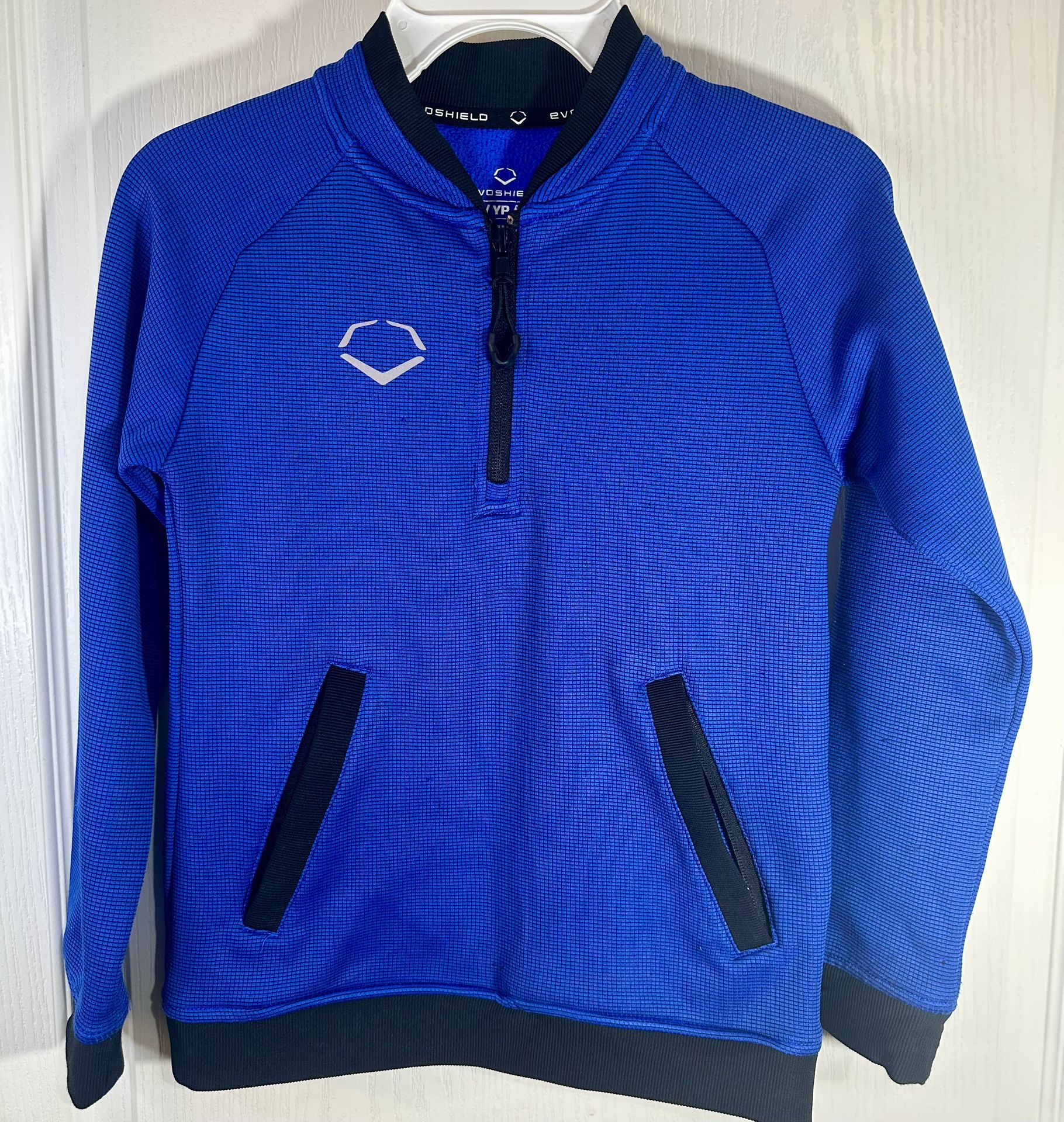 Evoshield Teens Blue Fleece 1/4 Zip Pullover Size S Casual Wear