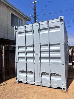 15FT CUSTOM SHIPPING CONTAINER – FULLY REFURBISHED | DUAL ENTRY ACCESS | WIND & WATERTIGHT