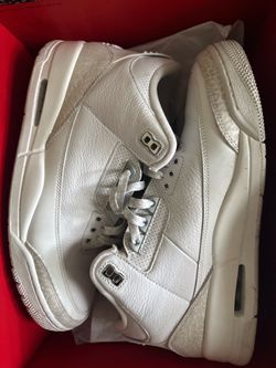 Air Jordan 3 Pure White Sneakers