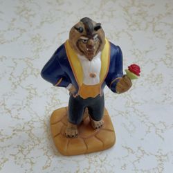 Disney Porcelain Figurine Beauty & the Beast Premier Figurine 3 1/4" Grolier