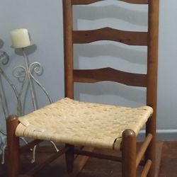 Vintage Ladder Back Rocking Chair