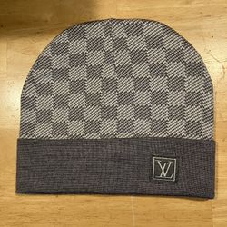 Grey Louis Vuitton Beanie