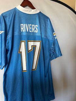 New men's L vintage Reebok Philip Rivers #17 San Diego Chargers Jersey