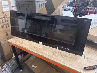 (R-0-59)50inch electric fireplace(damage)