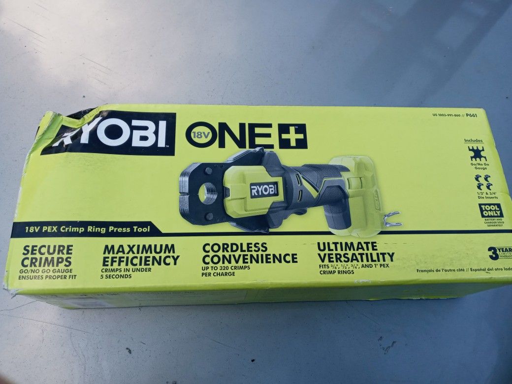 Ryobi Pex Crimp Tool