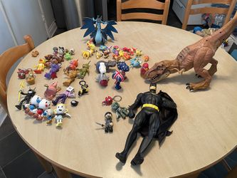 Lot Of Toys Include Avengers, Pokémon, Cuphead, X-Men