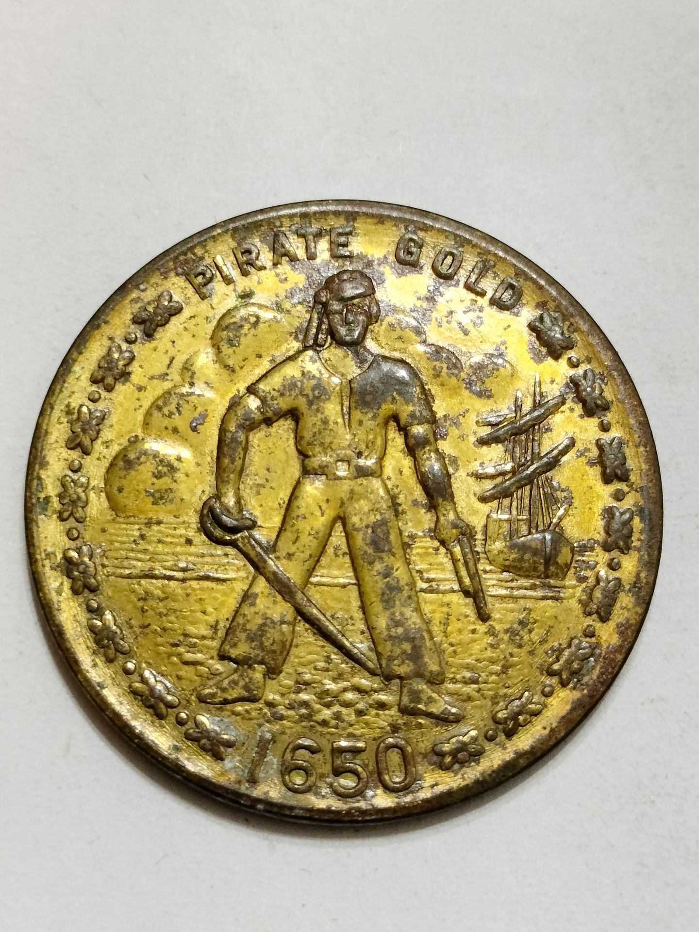 1650 One Doubloon Coin / Pirate Gold