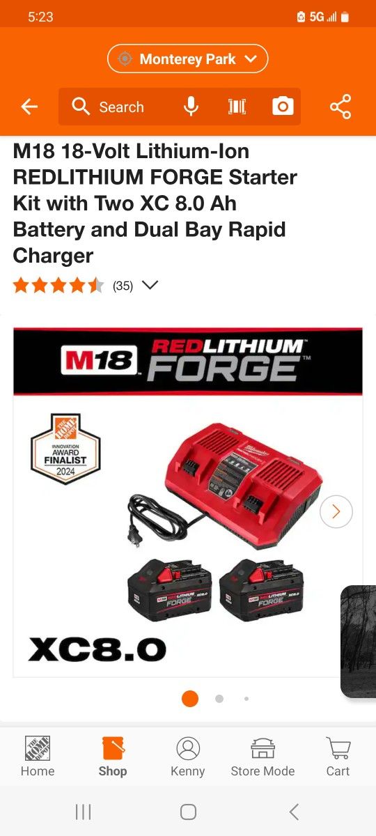 MILWAUKEE M18💥FORGE 8.0💥 DUAL BATTERY STARTER KIT! NEW FACTORY SEALED! $280 FIRM👈