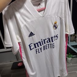ADIDAS MEN'S REAL MADRID AUTHENTIC HOME JERSEY WHITE

