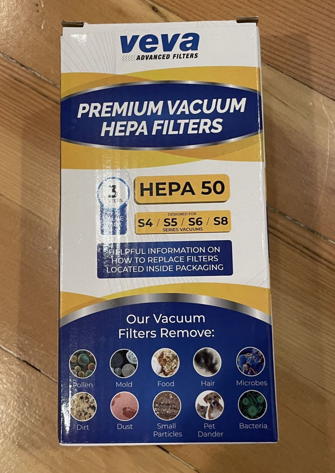 Canister Vacuum (Series: S4, S5, S6, S8) 9 Bags/1 Hepa Filter