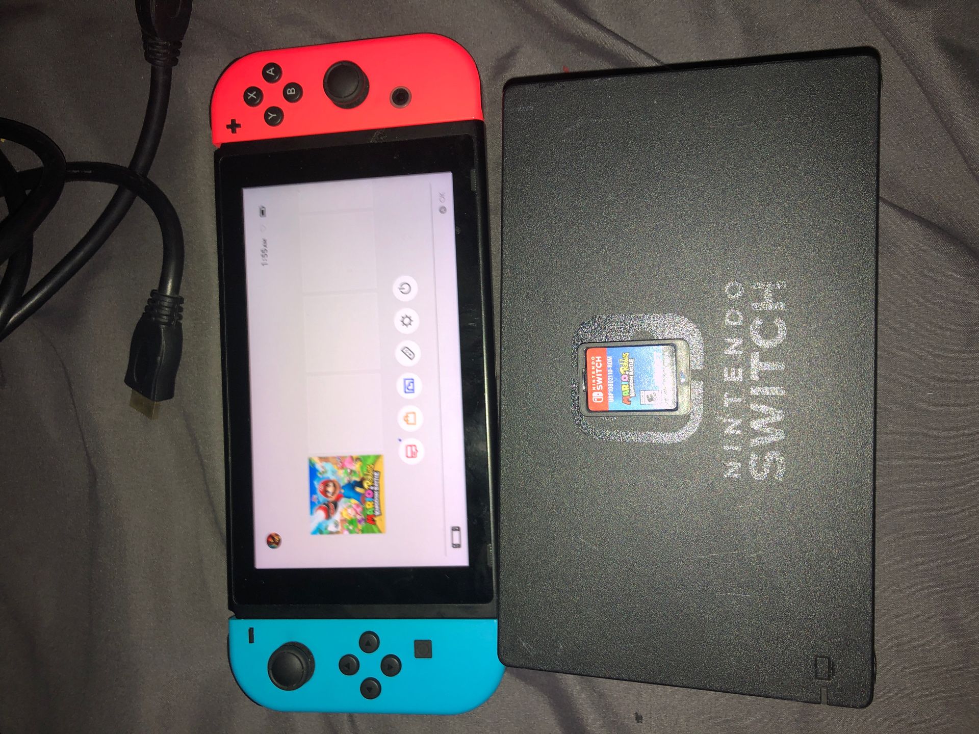 Nintendo Switch with Mario + Rabbids AND Captain Toad