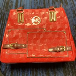 Red Michael Kors Purse