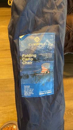 Camphill Folding Camp Chair with Carry Bag