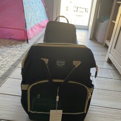 Diaper Bag And Baby Changer