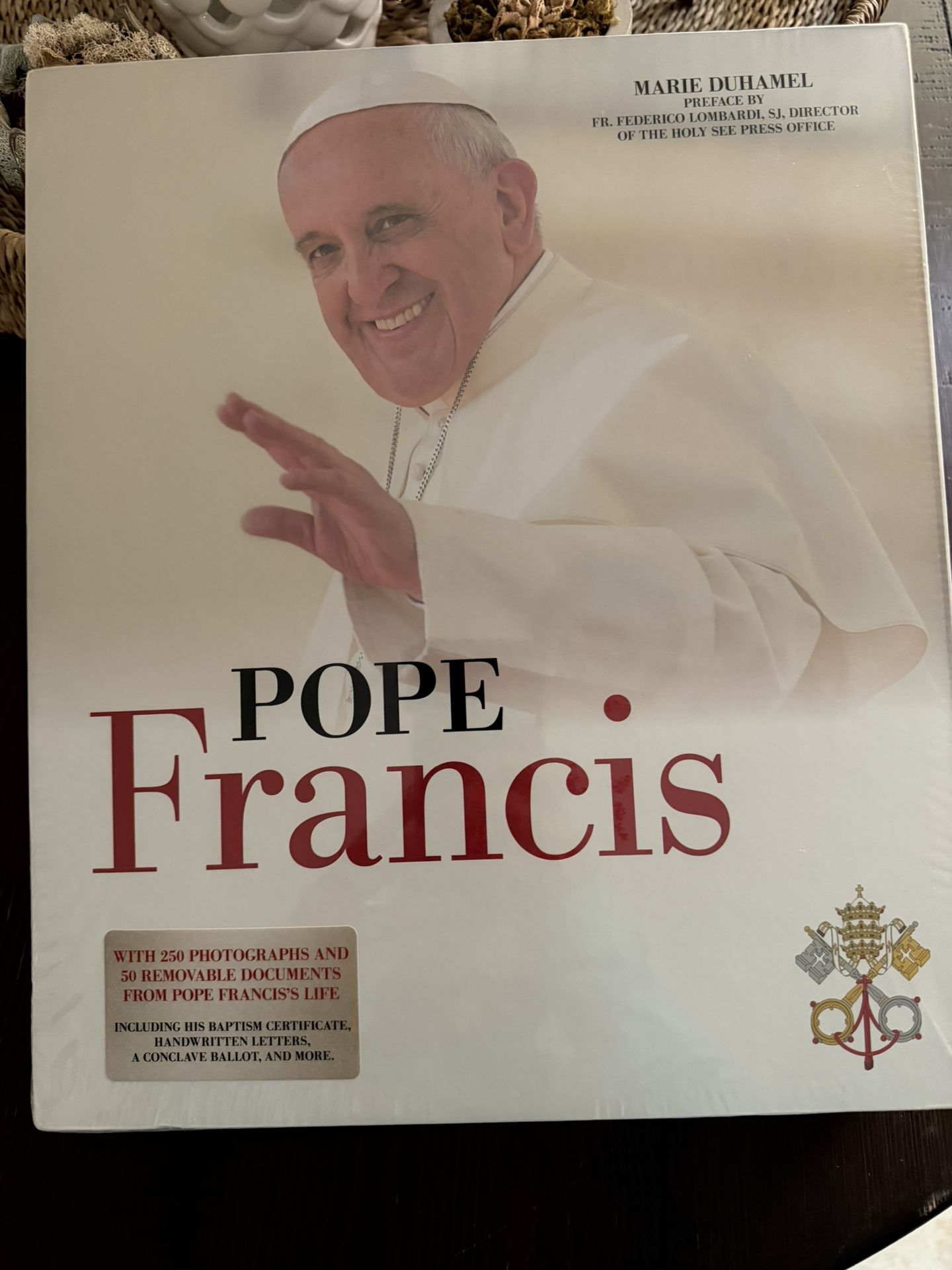Pope Francis illustrated biography Religious Keepsake Coffee Table book 