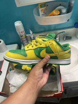 Reverse Brazil Nike Dunks