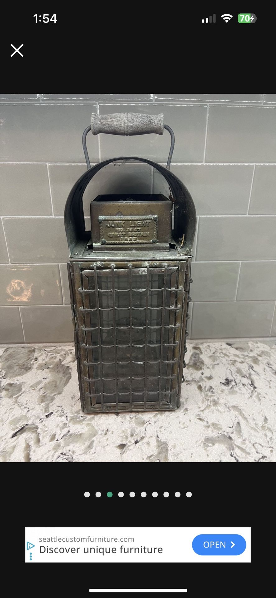 JUNK LANTERN BRASS