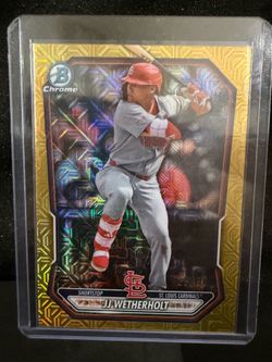 Bowman Chrome Mojo Gold JJ Wetherholt /50