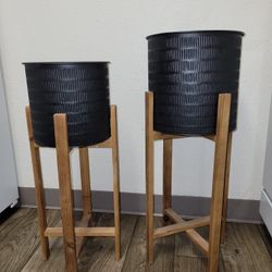 Standing Floor Plant Stands With Pots