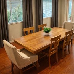 Rustic Farmhouse Dining Table And Chairs