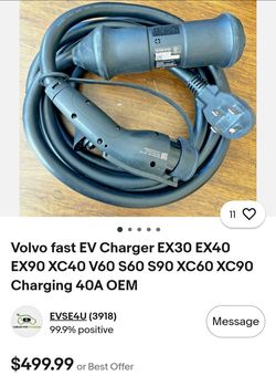 Volvo fast ev charger