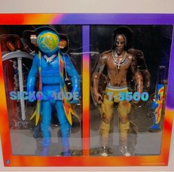 Cactus Jack Fornite 12" Action Figure Duo Set sealed
