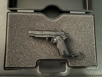 Black Colt 1911 Toy Gun Key Chain