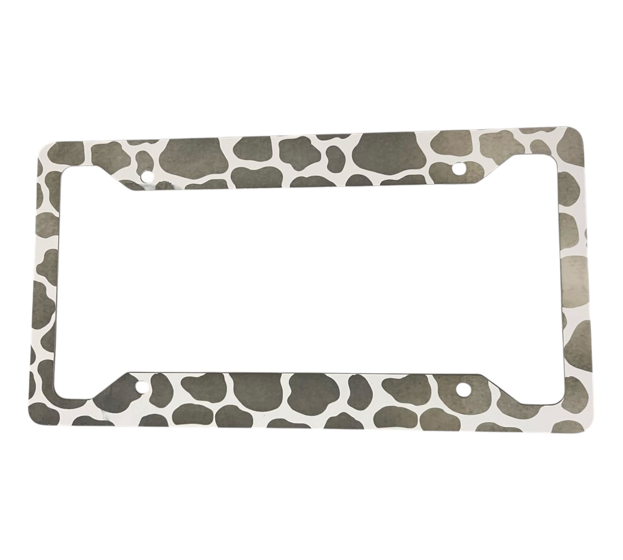 Cow Print Plate Cover