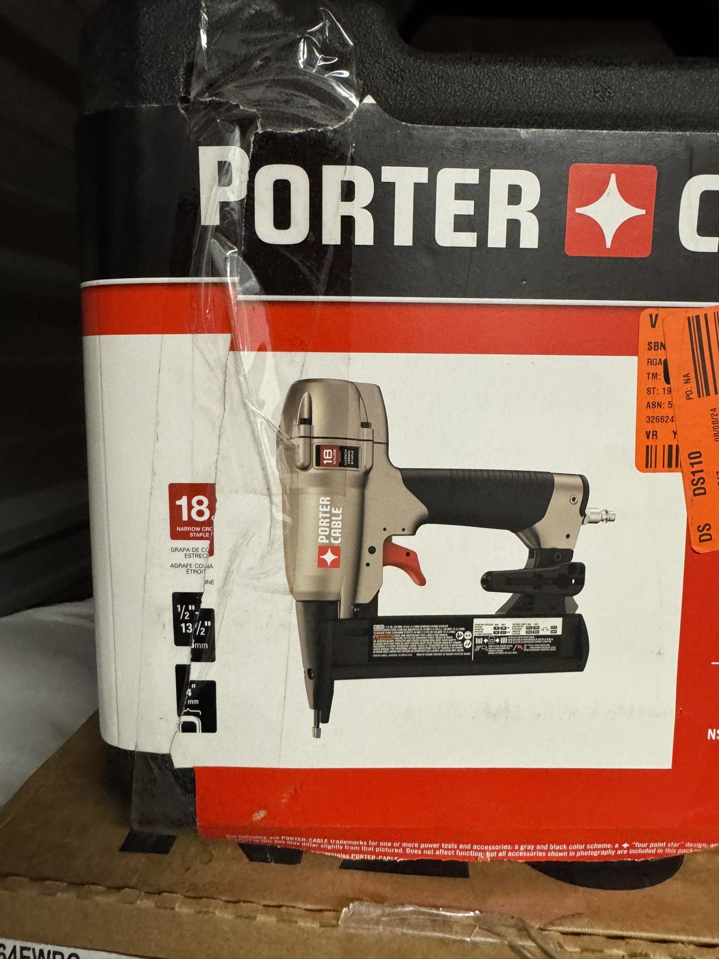 Porter Cable 18 Gauge Narrow Crown Stapler