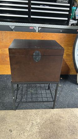 Wooden decorative file cabinet