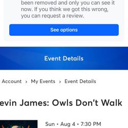 2 Tickets To Kevin James 