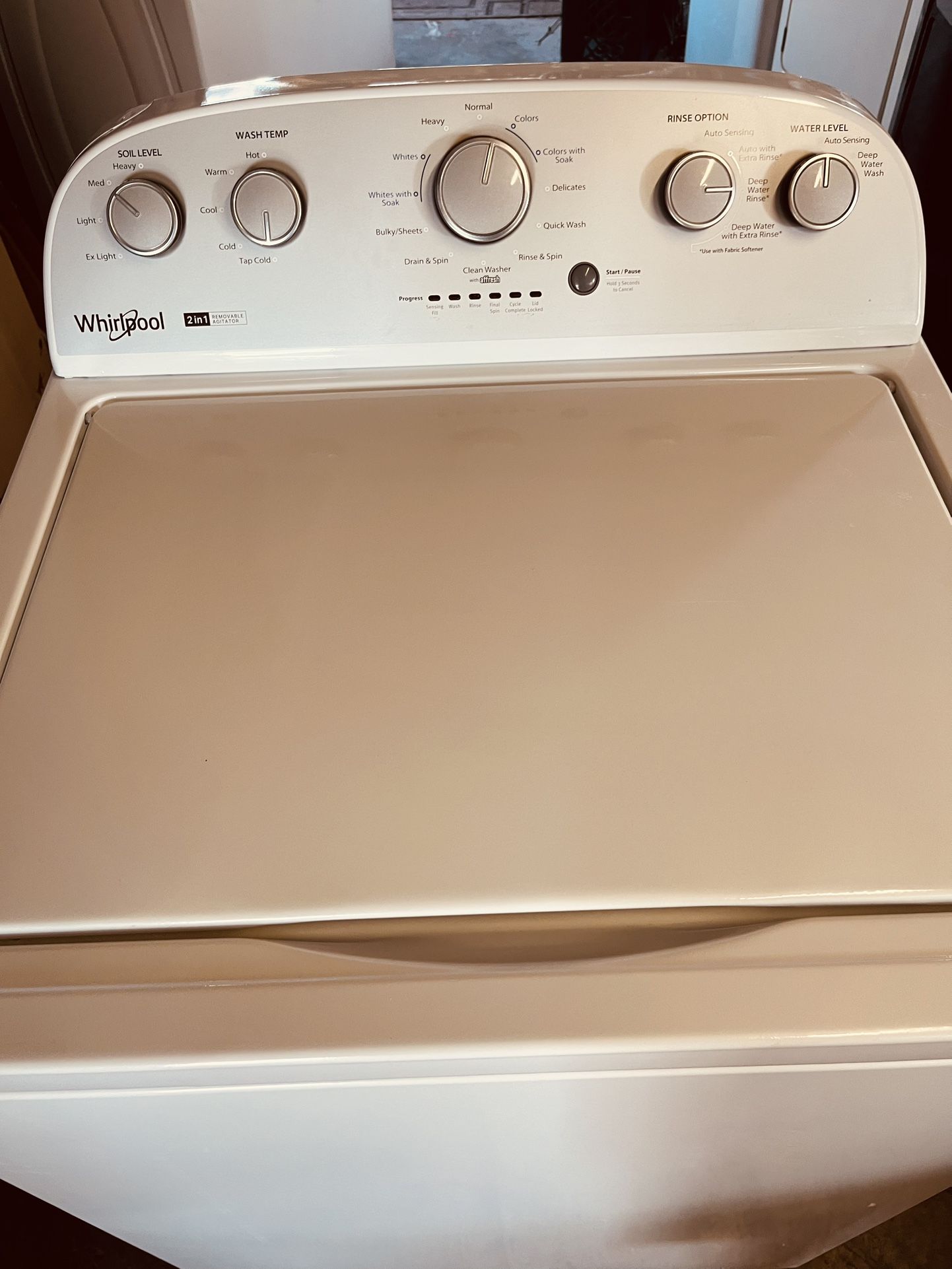 Whirlpool 2-1 Removable Agitador Washer New Free Delivery
