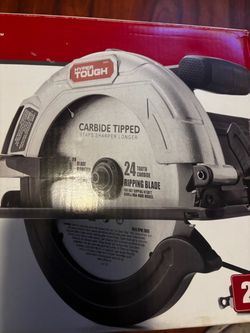 Hyper Tough Circular Saw with Carbide Tipped Blade