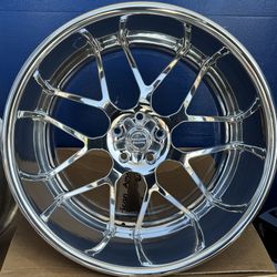 American Racing Vf518 All Polisjed 20x8.5 - 22x12 Wheels For C-10 Checy 🔥🔥🔥