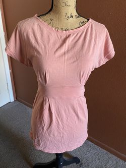 Forever 21 Peach Tunic Top; size Small Thumbnail