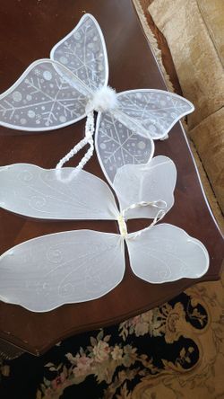White Angel Wings Fairy Costume Halloween Dress Up Child