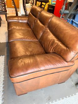 Leather sofa