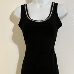 New Lightning Bolt Beaded Dress Med