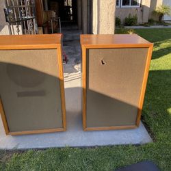 Vintage Large Horn Speaker Cabinets – 15” Woofer – High Efficiency – Monsters